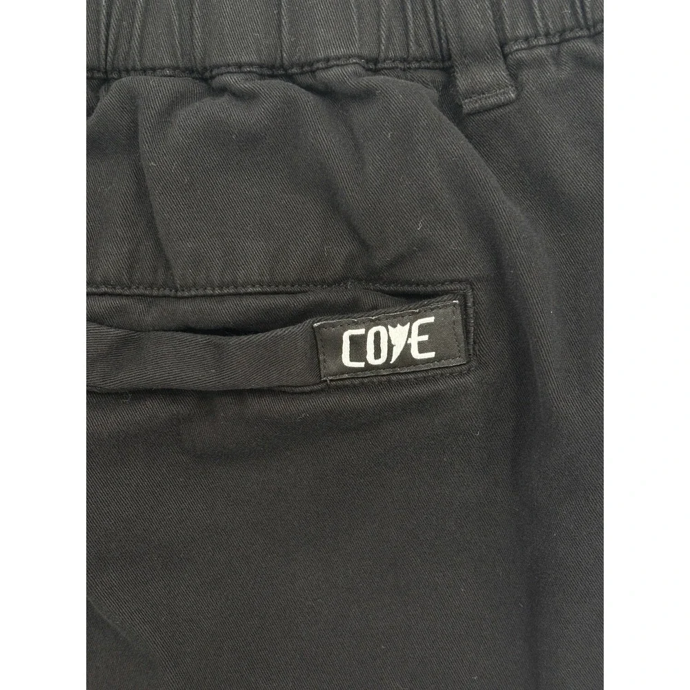 COVE USA Men's Chino Shorts 38W 5L Black Stretch Elastic Waist 5